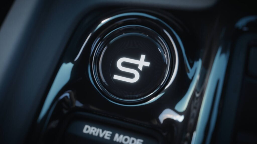 The 2026 Honda Prelude S+ button turns the CVT into a very responsive traditional automatic 