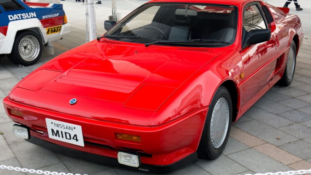 8 Japanese Concept Cars That Would Have Changed The Industry - 1985 Nissan Mid4 Concept

Source: Morio via commons.wikimedia.org - https://commons.wikimedia.org/wiki/File:Nissan_MID4_front-left_2015_Motorsport_Japan.jpg