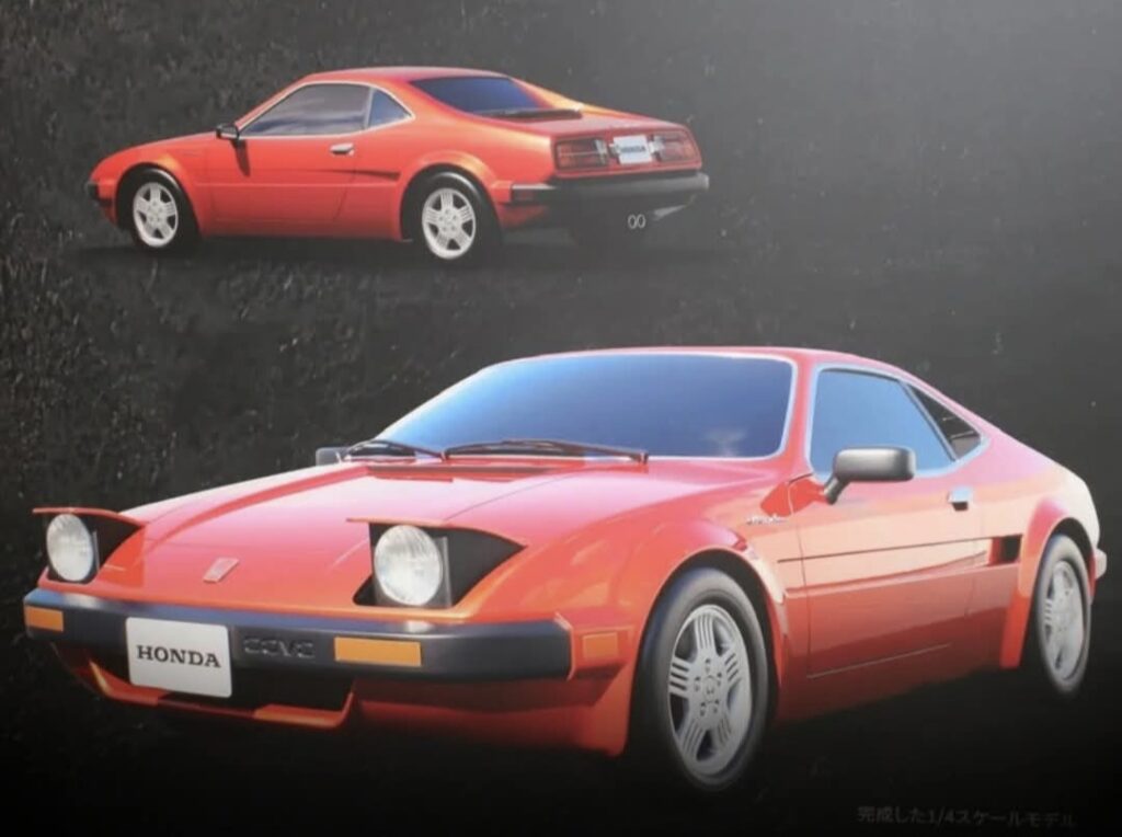 1970s Honda Mid-engine V-8 concept